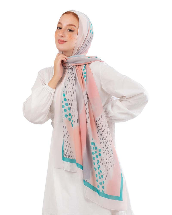 Kayan Chiffon Printed Scarf 213 - 8COM STORES