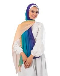 Kayan Gradient Chiffon Scarf 74 - 8COM STORES