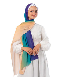 Kayan Gradient Chiffon Scarf 74 - 8COM STORES