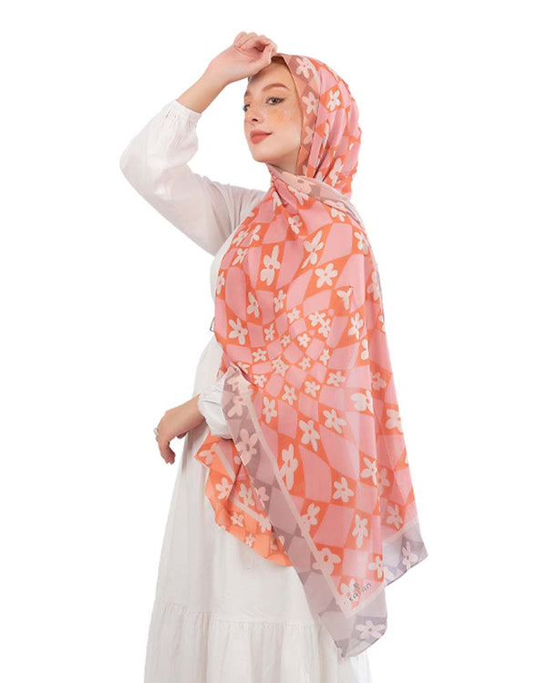 Kayan Chiffon Printed Scarf 96 - 8COM STORES