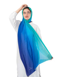 Kayan Gradient Chiffon Scarf 63 - 8COM STORES
