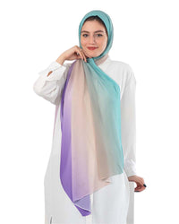 Kayan Gradient Chiffon Scarf 62 - 8COM STORES