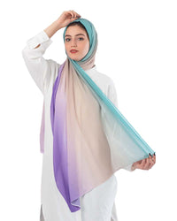 Kayan Gradient Chiffon Scarf 62 - 8COM STORES