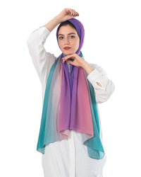 Kayan Gradient Chiffon Scarf 61 - 8COM STORES