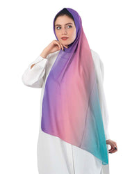 Kayan Gradient Chiffon Scarf 61 - 8COM STORES