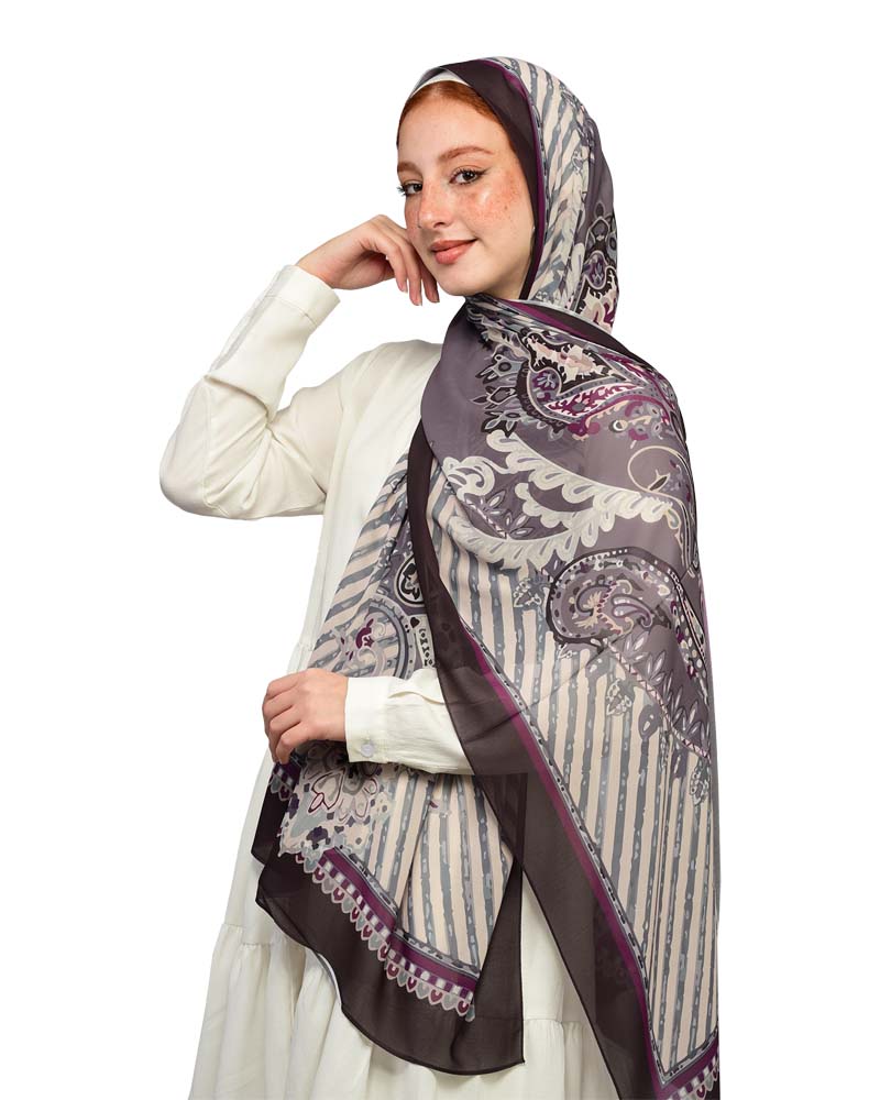 Kayan Chiffon Printed Scarf 199 - 8COM STORES