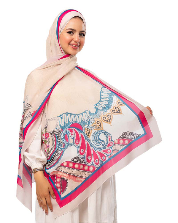 Kayan Chiffon Printed Scarf 282 - 8COM STORES