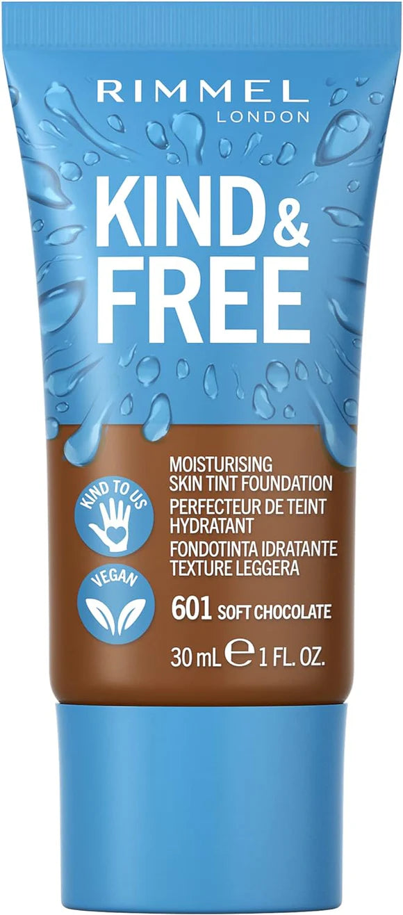 Rimmel Kind & Free Foundation - 601 Soft Chocolate 30ml