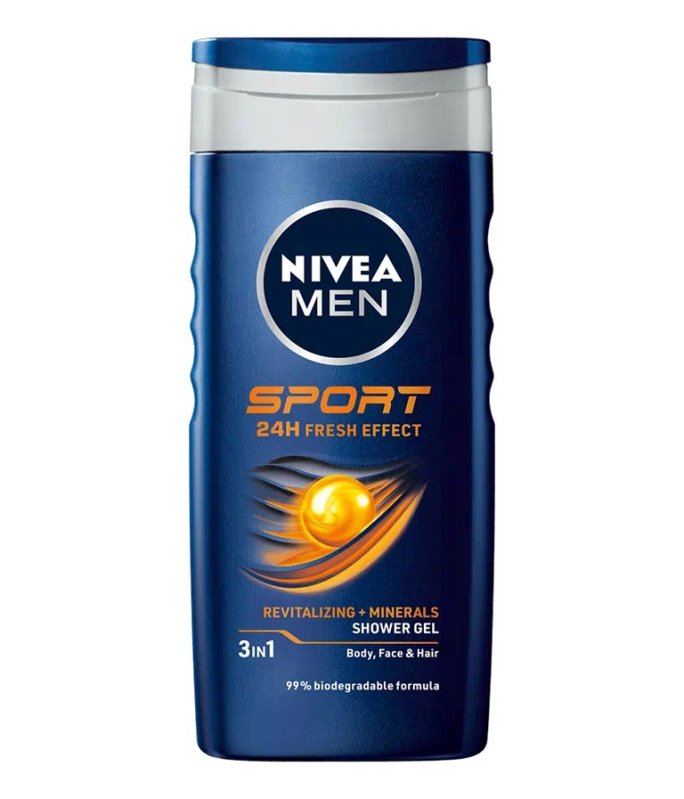 Nivea Men Sport Shower Gel Refreshing Body Wash For Men