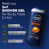 Nivea Men Sport Shower Gel Refreshing Body Wash For Men