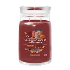 Yankee Candle Aromatic Candle Signature Glass Large Autumn Daydream 567 G