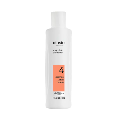 Nioxin System 4 Revitalizing Conditioner 300ml For Colored Hair With Advanced Density Loss