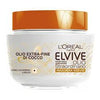 L'Oréal Paris Elvive Nourishing Mask Extraordinary Fine Coconut Oil for Normal to Dry Hair 300ml