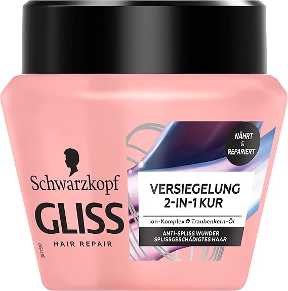 Schwarzkopf Gliss Adult Double Point Hair Mask 300ml