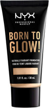 NYX Professional Makeup Born To Glow Naturally Radiant Foundation - 01 Pale