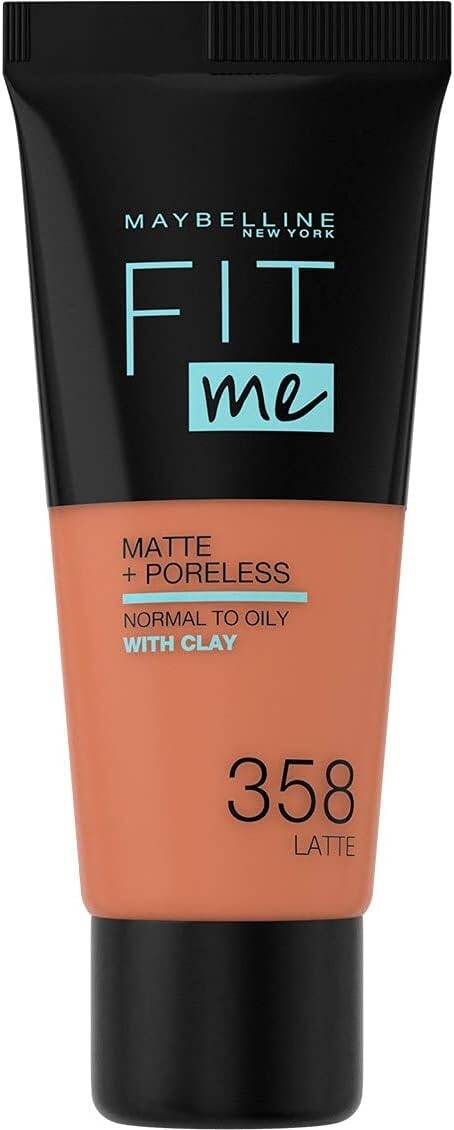 Maybelline Fit Me Matte+Poreless Foundation - 358 Latte