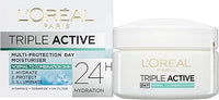 L'Oreal Paris Triple Active Day 24H Hydrating Moisturizer for Normal to Combination Skin 50ml