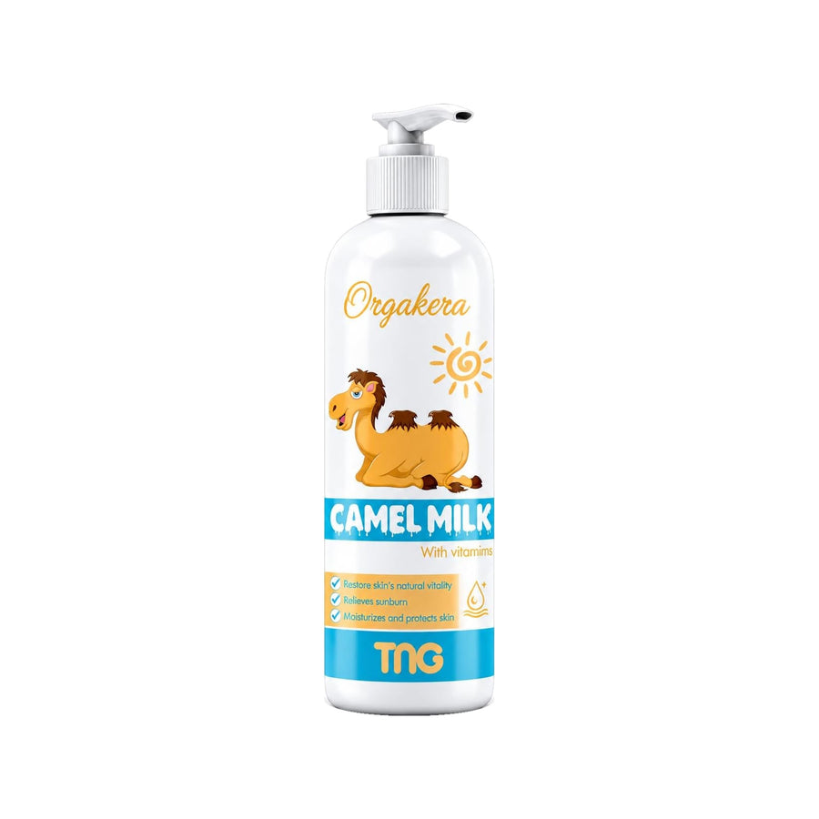 Orgakera Camel Milk Lotion 125ml – Moisturizing & Nourishing Body Lotion with Panthenol & Natural Oils