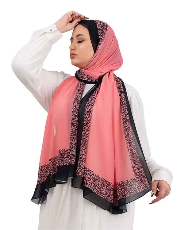 Kayan Chiffon Printed Tiger Scarf 12 - 8COM STORES