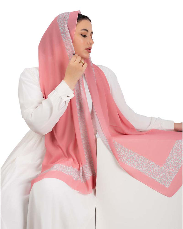 Kayan Chiffon Printed Tiger Scarf 11 - 8COM STORES