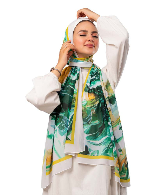 Kayan Chiffon Printed Scarf 299 - 8COM STORES