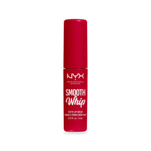 NYX Professional Makeup Smooth Whip كريم شفاه مات سائل Cherry Crème 4 مل | تغطية كاملة عالية التصبغ | لون شفاه مات طويل الثبات ومرطب
