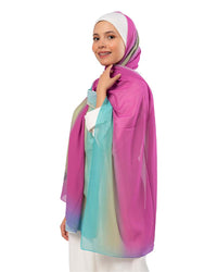Kayan Gradient Chiffon Scarf 143 - 8COM STORES