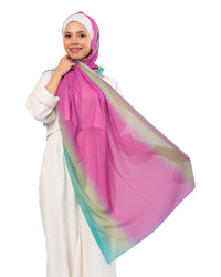 Kayan Gradient Chiffon Scarf 143 - 8COM STORES