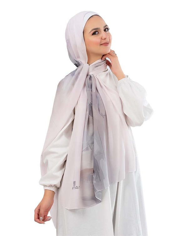 Kayan Chiffon Printed Scarf 171 - 8COM STORES