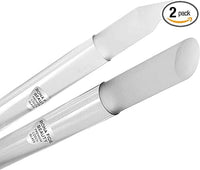 Bona Fide Beauty 2-Piece Czech Glass Cuticle Pusher Set – premium glass manicure sticks for gentle, precise nail and cuticle care.