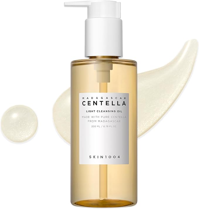 SKIN1004 Madagascar Centella Light Cleansing Oil  Pure and light oil with fresh cleansing effect, Micellar Cleansing Hypoallergenic Use