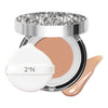 كريم أساس 2aN Gleaming Tension Cushion Pact 0.45 أونصة، كريم أساس كوري (#17 عاجي نقي، 0.45 أونصة)