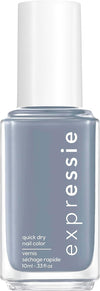 Essie ExprEssie Quick Dry Formula, Blue Grey Nail Polish 340 Air Dry