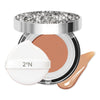 كريم أساس 2aN Gleaming Tension Cushion Pact 0.45 أونصة، كريم أساس كوري (#17 عاجي نقي، 0.45 أونصة)
