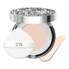 كريم أساس 2aN Gleaming Tension Cushion Pact 0.45 أونصة، كريم أساس كوري (#17 عاجي نقي، 0.45 أونصة)