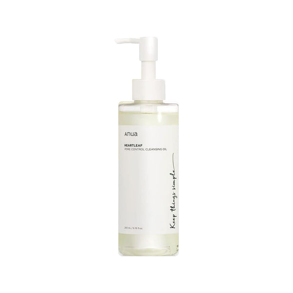 Anua Heartleaf Pore Control Cleansing Oil 200 مل – زيت تنظيف المسام وإزالة المكياج