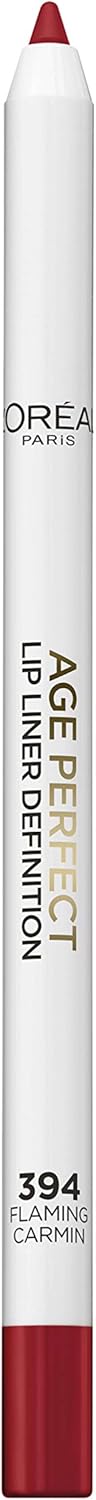L'Oreal Age Perfect Anti-Feathering Lip Liner Pencil 394 Flaming Carmin