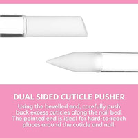 Bona Fide Beauty 2-Piece Czech Glass Cuticle Pusher Set – premium glass manicure sticks for gentle, precise nail and cuticle care.