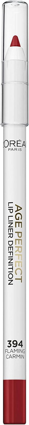 L'Oreal Age Perfect Anti-Feathering Lip Liner Pencil 394 Flaming Carmin