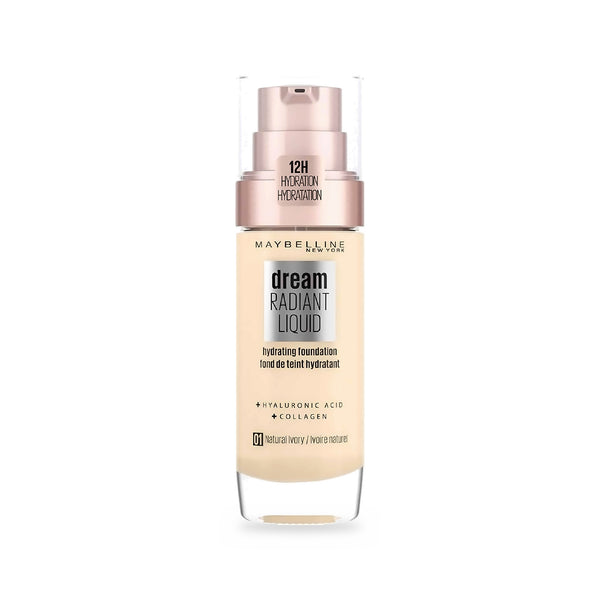 Maybelline Dream Radiant Liquid Foundation 01 Natural Ivory – 30ml