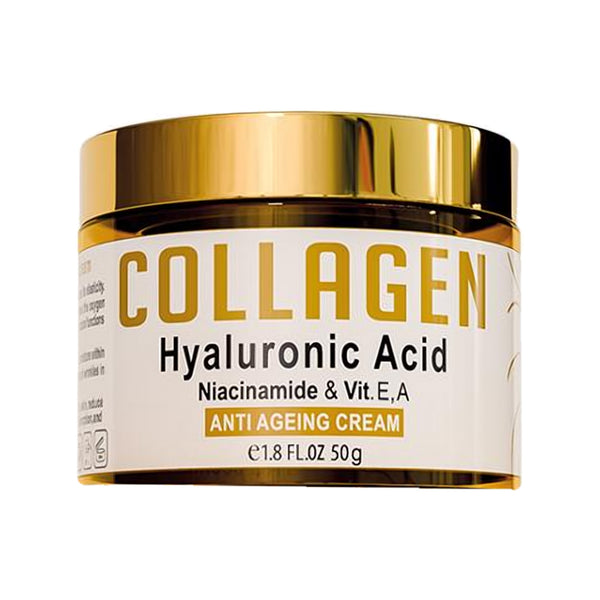 Orgakera Collagen Anti-Aging Cream 50g – Niacinamide, Vitamins A & E for Firming & Hydration