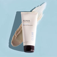 AHAVA Dead Sea Mud Facial Exfoliator – Gentle Hydrating Face Scrub with Natural Micro Granules
