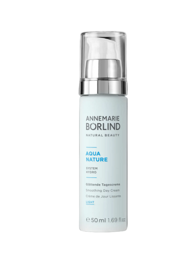 Skincare bottle with 'Annemarie Borlind' branding on a black background