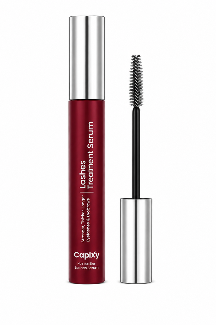 Capixy Lashes Treatment Serum 10ml displayed clearly with its product packaging, name, and size visible.