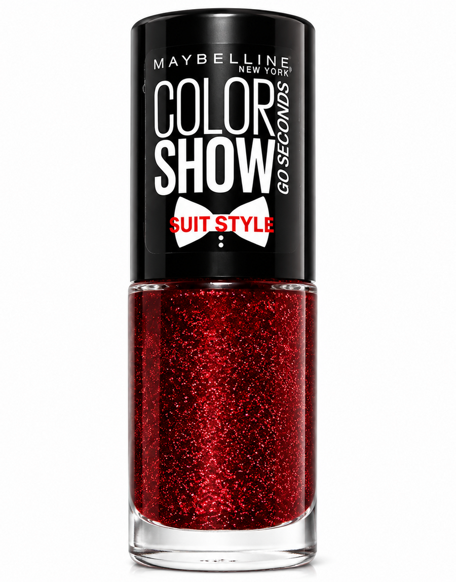 Maybelline Color Show Suit Style Nail Polish - 444 Red Reaction