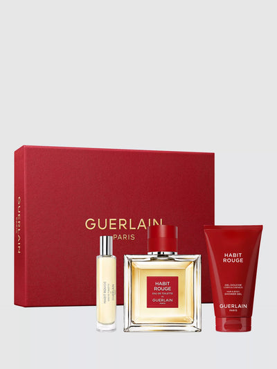 مجموعة هدايا عطر هابيت روج دي جيرلان باريس أو دي تواليت 100 مل من جيرلان