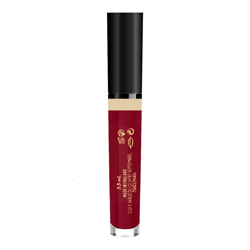 Max Factor Lipfinity Velvet Matte Lipstick in 090 Red Allure with a lightweight, long-lasting velvet matte formula in a bold red shade.