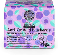 Natura Siberica Renewing Jam Face Scrub Wild Blueberry Antiox Exfoliating Facial Jam 50ml