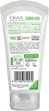 Omia Face Scrub Eco Bio with Aloe Vera Peeling and Cleansing Treatment 75ml