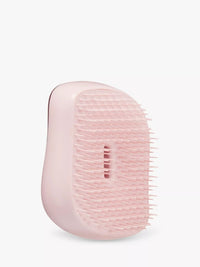 Tangle Teezer Compact Styler Pink Matte Chrome Hairbrush For Detangling
